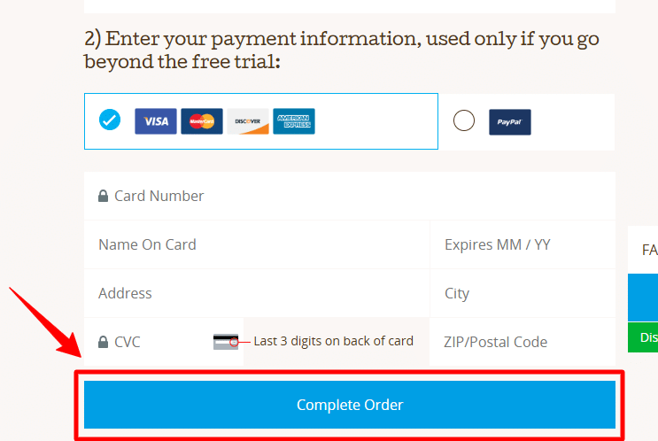Payment methods