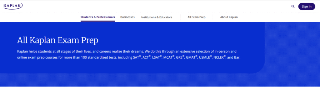 All Courses by kaplan